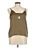 Shinestar 100% Polyester Brown Sleeveless Blouse Size M - photo 1