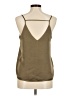 Shinestar 100% Polyester Brown Sleeveless Blouse Size M - photo 2