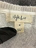 Style&Co Ivory Long Sleeve Top Size M - photo 7