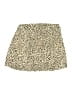 Ya Los Angeles 100% Polyester Animal Print Tan Ivory Skort Size L - photo 1