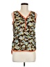 Bar III 100% Polyester Orange Sleeveless Blouse Size M - photo 1