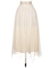 Unbranded 100% Polyester Ivory Formal Skirt Size M - photo 2
