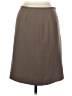 Casual Corner 100% Polyester Solid Brown Formal Skirt Size 6 - photo 2