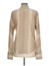 Equipment Tan Long Sleeve Blouse Size L - photo 2