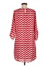 Charming Charlie 100% Polyester Chevron-herringbone Red Casual Dress Size M - photo 2