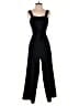 Skies Are Blue Solid Black Jumpsuit Size XS - photo 1