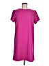 She + Sky Solid Pink Casual Dress Size M - photo 1