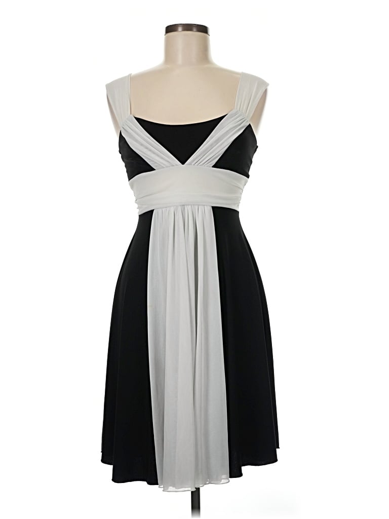 Pre-owned Assorted Brands Cocktail Dress In Gray