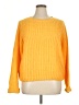 Noisy May 100% Acrylic Solid Orange Pullover Sweater Size XL - photo 1