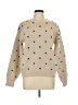 Shein 100% Polyester Polka Dots Tan Pullover Sweater Size L - photo 1