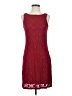 david wayne 100% Polyester Burgundy Cocktail Dress Size S - photo 1