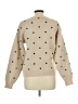 Shein 100% Polyester Polka Dots Tan Pullover Sweater Size L - photo 2