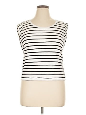 White House Black Market Sleeveless T-Shirt (view 1)