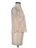 Chelsea28 100% Polyester Ivory Sleeveless Blouse Size XS - photo 4