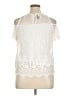 A. Byer 100% Polyester Ivory Sleeveless Blouse Size XL - photo 2