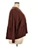 Arula Maroon Brown Long Sleeve Top Size 3X - photo 4
