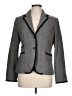 J.Crew Chevron-herringbone Gray Wool Blazer Size 12 - photo 1