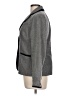 J.Crew Chevron-herringbone Gray Wool Blazer Size 12 - photo 5