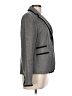 J.Crew Chevron-herringbone Gray Wool Blazer Size 12 - photo 4
