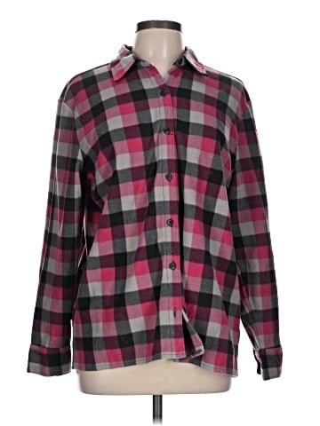 Riders by Lee Long Sleeve Button-Down Shirt (view 1)