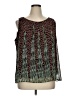 Cj Banks 100% Polyester Green Sleeveless Blouse Size 1X - photo 1