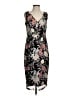JAX Black Label 100% Polyester Paisley Black Cocktail Dress Size 4 - photo 1