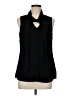 CAbi 100% Polyester Black Sleeveless Blouse Size M - photo 1
