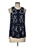 Akemi + Kin Blue Sleeveless Blouse Size L - photo 1