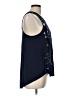 Akemi + Kin Blue Sleeveless Blouse Size L - photo 4