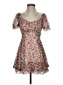 Thirty/Thirty 100% Polyester Paisley Brown Cocktail Dress Size XS - photo 1