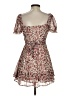 Thirty/Thirty 100% Polyester Paisley Brown Cocktail Dress Size XS - photo 2