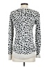 Ann Taylor LOFT Animal Print Silver Pullover Sweater Size S - photo 2