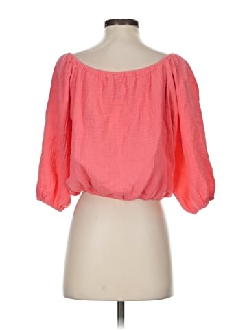 Bobi 3/4 Sleeve Blouse (view 2)