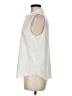 Modern Works Ivory Sleeveless Blouse Size M - photo 5