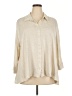 J.Jill Ivory 3/4 Sleeve Button-Down Shirt Size 4X - photo 1