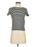 Zara Stripes Ivory Short Sleeve Top Size XS - photo 1