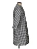 Madison Checkered-gingham Gray Casual Dress Size XS - photo 4