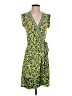 BCBGMAXAZRIA Paisley Green Cocktail Dress Size XS - photo 1
