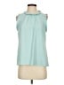 1901 100% Polyester Teal Sleeveless Blouse Size XS - photo 1