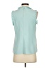 1901 100% Polyester Teal Sleeveless Blouse Size XS - photo 2