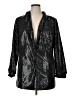 WD.NY Metallic Silver Blazer Size 1X - photo 1