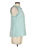 1901 100% Polyester Teal Sleeveless Blouse Size XS - photo 4