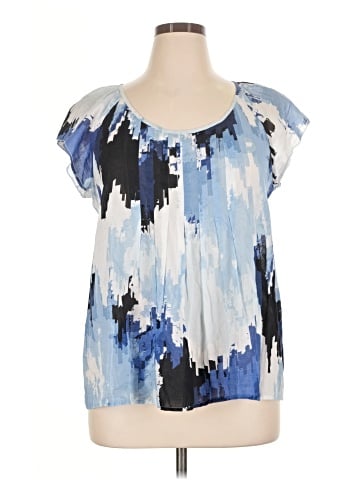 CALVIN KLEIN JEANS Short Sleeve Blouse (view 1)