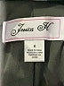 Jessica H Metallic Gray Jacket Size 6 - photo 6
