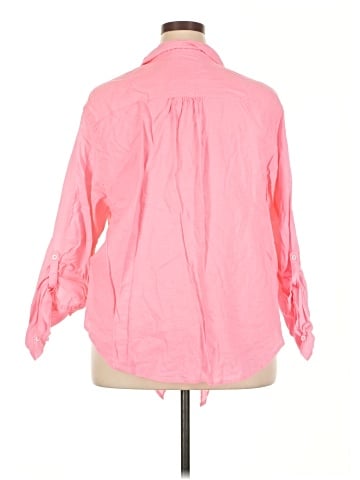 Fresh Produce 3/4 Sleeve Button-Down Shirt (view 2)