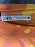 Zara Print Orange Cocktail Dress Size M - photo 7