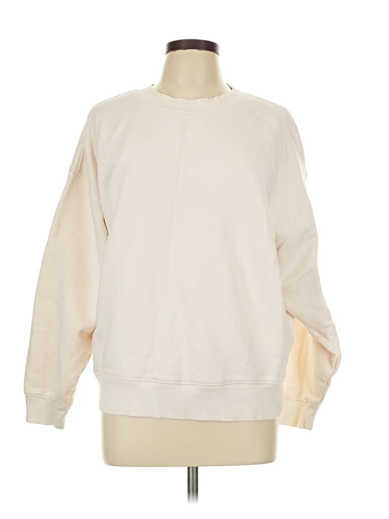 Pre-owned Universal Thread Sweatshirt In Ivory