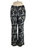 J.Crew Collection 100% Polyester Print Blue Black Casual Pants Size 12 (petite) - photo 1