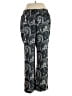 J.Crew Collection 100% Polyester Print Blue Black Casual Pants Size 12 (petite) - photo 2