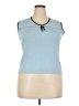 Finity Blue Sleeveless Top Size 3X - photo 1